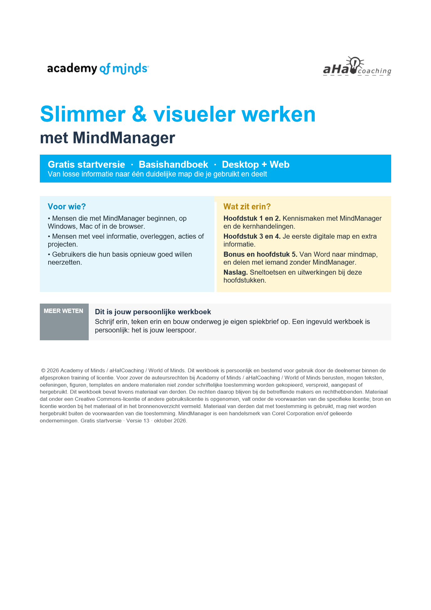 Pagina 1 van 6 uit Gratis startversie