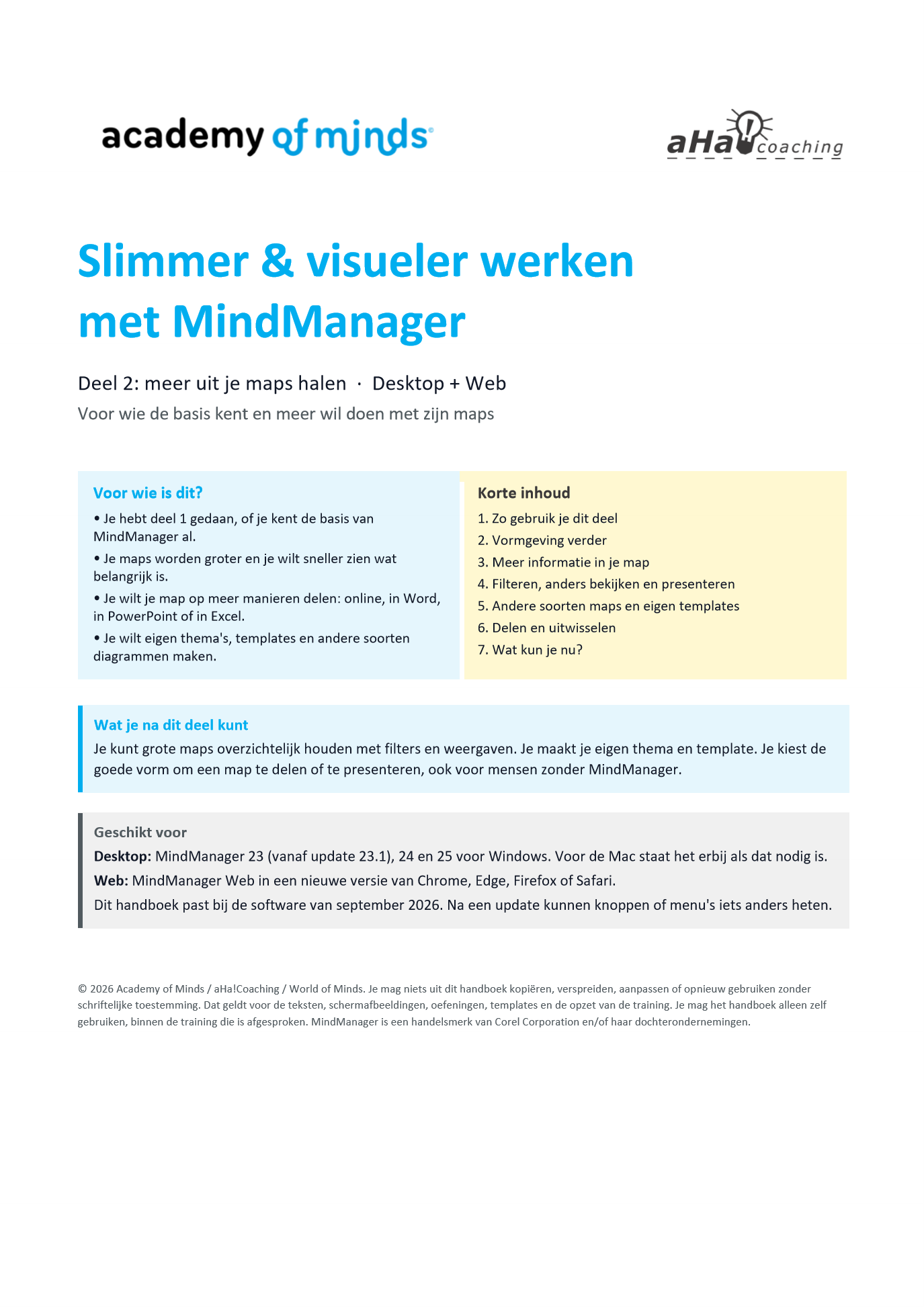 Pagina 1 van 6 uit Deel 2: meer uit je maps