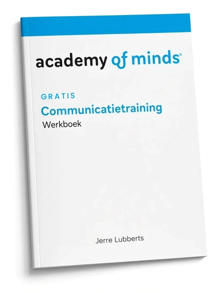 Kaft van Beter communiceren – gratis werkboek door Jerre Lubberts